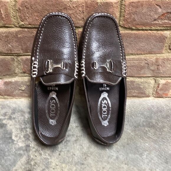 Tod’s Brown Driving Slip On Loafer Shoes Size 7 main image 12